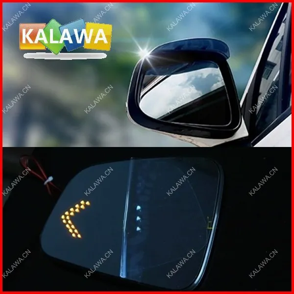 

Blu-Ray Car rearview side mirror with LED arrow turn light Customized case for Chev.rolet Trax 2014 1A Freeshipping GGG