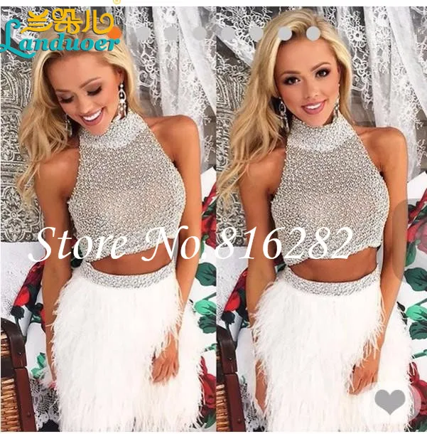 Short Prom Dress Halter