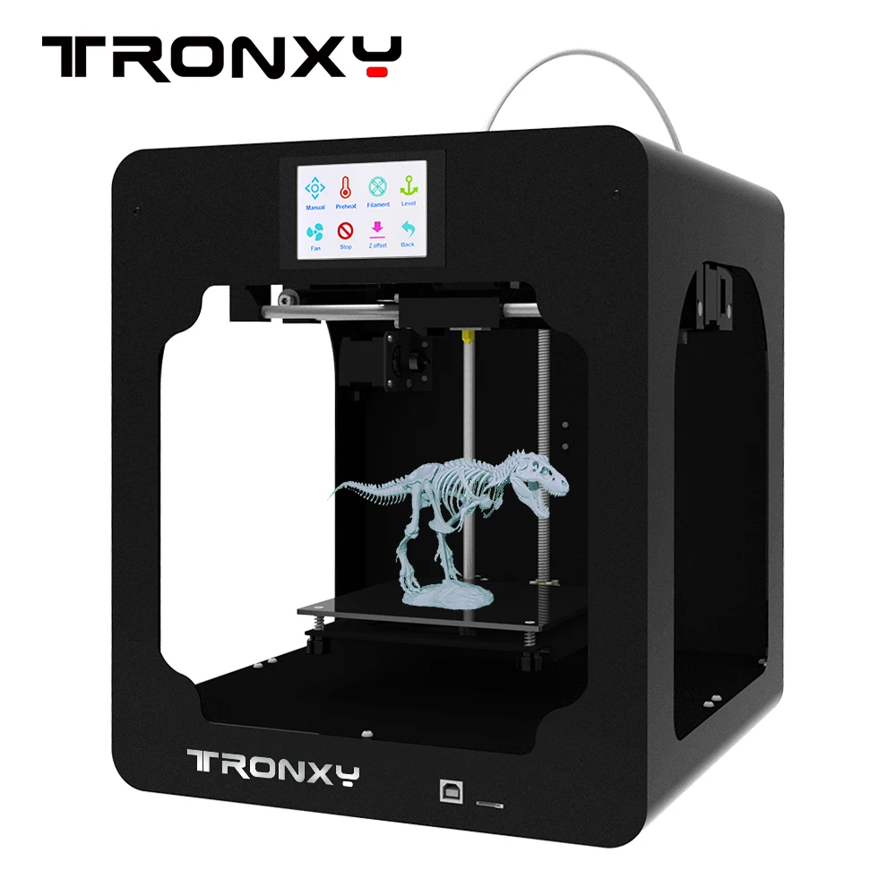 

Tronxy C2 Desktop 3D Printer with Touch Screen Support TF Card USB Print for Children Students with 250g Filament Sample