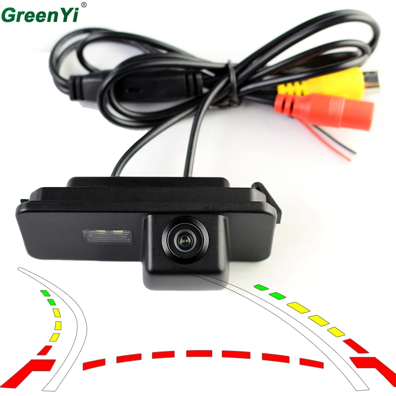 

GreenYi Auto Reversing Trajectory Tracks Car Rear View Reversing Camera For VW Passat B6 Polo CC Golf 6 New Jetta