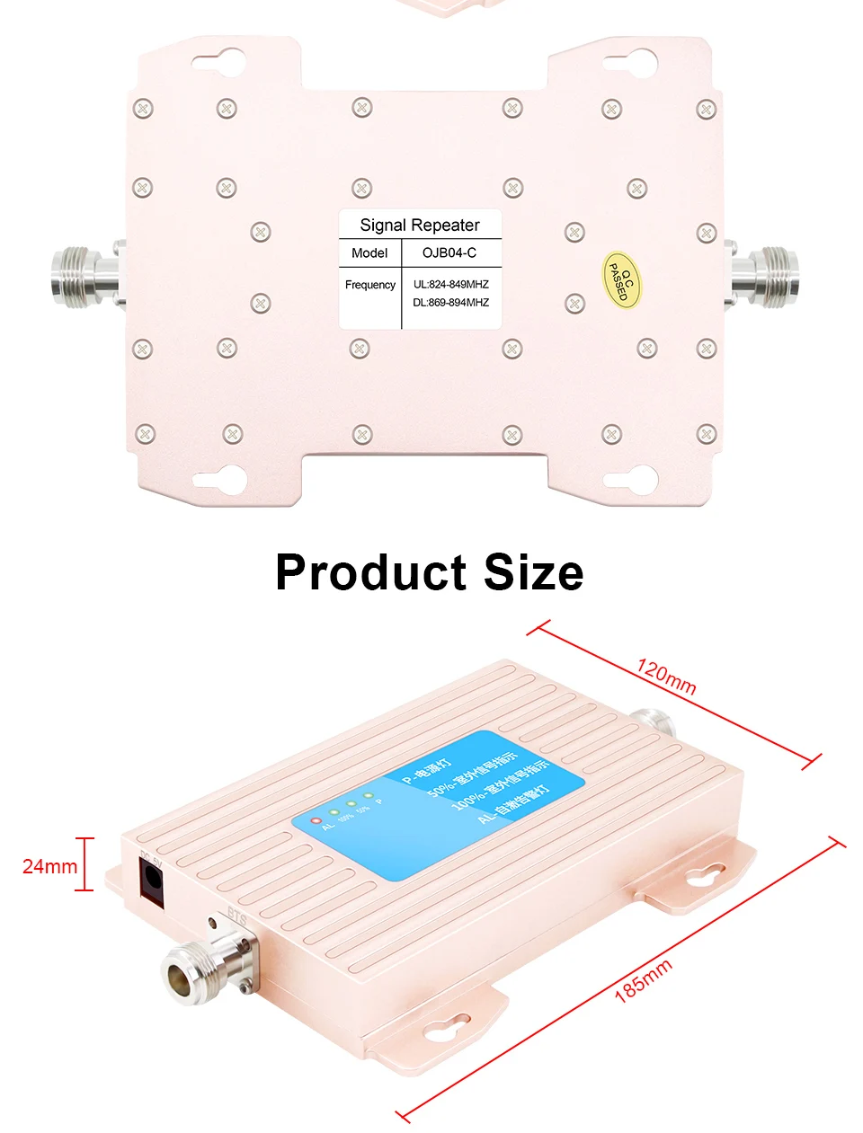 OSERJEPNewest 2 г/4 г LTE ретранслятор GSM 850 Band 5 телефон усилитель сигнала Сотовый телефон сотовая связь усилители домашние не включают телевизионные антенны