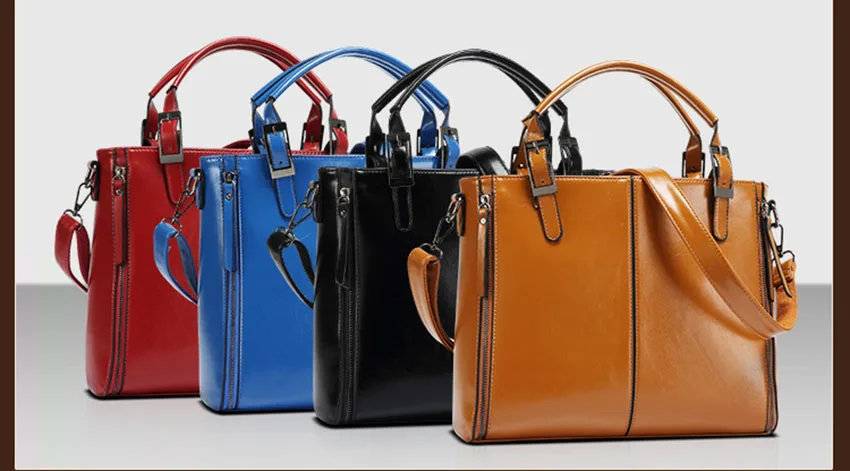 ValenKuci, большая кожаная сумка с масляным воском, модный бренд, женские сумки, Desginer, комбинированные кожаные сумки, тоут, сумки на плечо для женщин