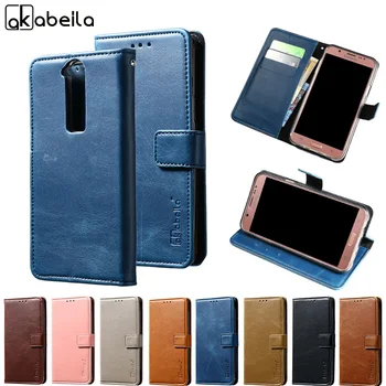 

AKABEILA Phone Cover Case For ZTE Axon Mini B2015 B2016 5.2 inch Flip Wallet PU Leather Cases Card Hold Etui CASO