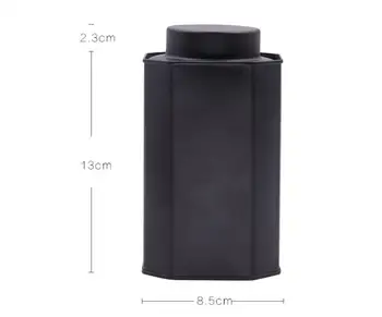 

New Arrival 85X153mm An Octagon Tea Tin Box Candy Storage Metal Box