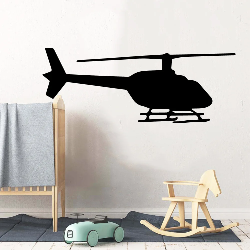 

Modern Helicopter Vinyl Kitchen Wall Stickers Wallpaper vinyl Stickers Home Party Decor Wallpaper