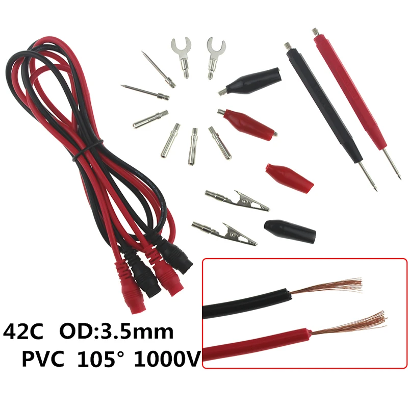 ANENG AN8002 Digital True RMS 6000 Counts Multimeter AC/DC Current Voltage Frequency Resistance Temperature Tester / + Test Lead Set