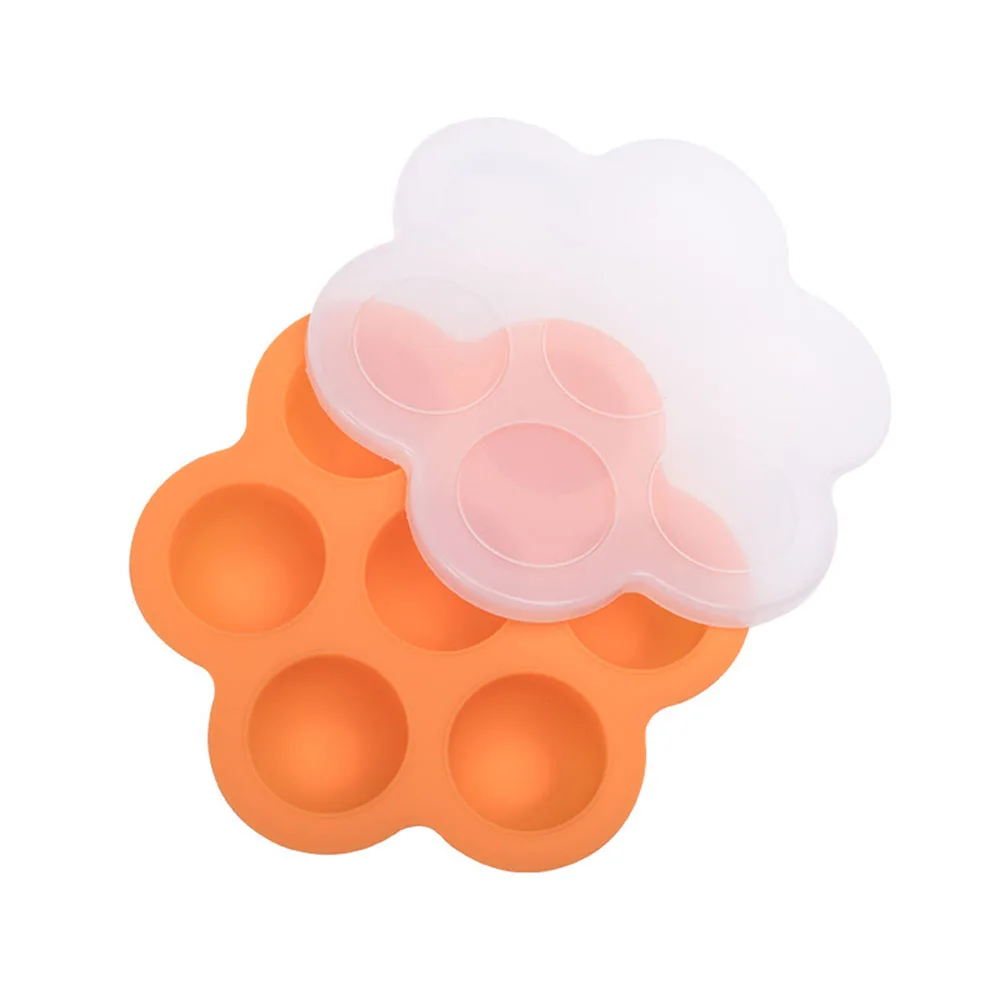 Mling 1 шт. силиконовые формы для яиц на пару силиконовый лоток для приготовления на пару съемные изоляционные подушечки кухонные инструменты для приготовления яиц на пару - Цвет: Orange