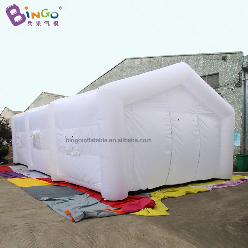  Personalized 11.4X6.4X4.3 meters white gaint inflatable tent / event tent inflatable toy tent