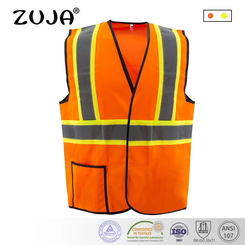 

High Visibility Reflective Waring Safety Vest Protective Workwear