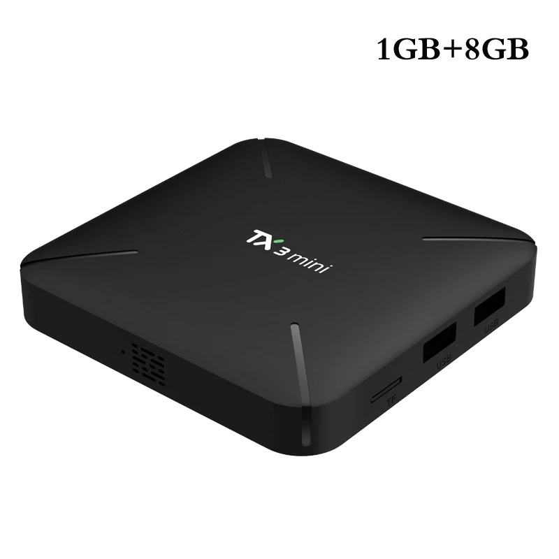 TX3 Мини Android 7,1 Smart Tv Box 1G/8G 2G/16G Amlogic S905W четырехъядерный процессор поддержка H.265 4K медиаплеер 4k HD Tv Box PK X96 Mini - Цвет: 1GB  8GB