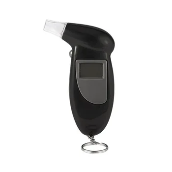 

Professional Alcohol Breath Tester Breathalyzer Analyzer Detector Test Keychain Breathalyzer Breathaly Device LCD Screen 40