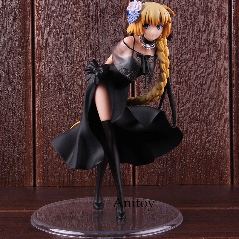 

FGO Fate Grand Order Action Figure Ruler Jeanne D'Arc Black Dress Ver. 1/7 Scale PVC Collectible Model Toy