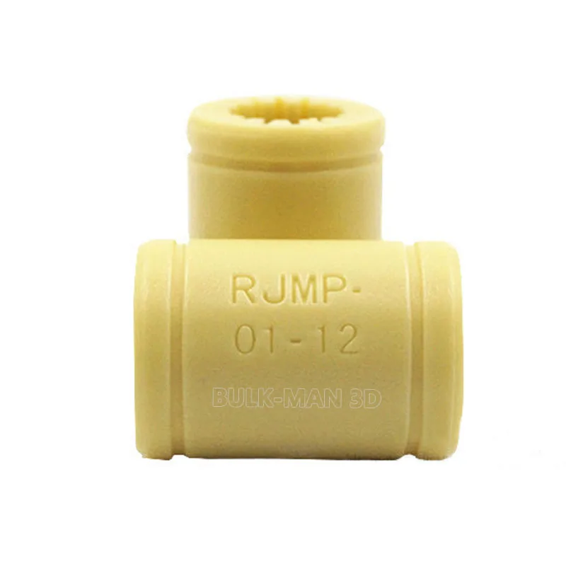 RJMP-01 Plastic Linear Bearings Bushing Ball Solid Polymer Bearing Shaft 6mm 8mm 10mm 12mm 4Pcs CNC DIY 3D Printer Parts linear bearing