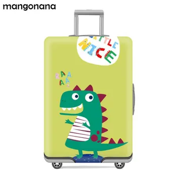 

1PC 18"-32'' Dinosaur 'LITTLE NICE' Elastic Travel Luggage Cover Suitcase Protective Case Protector