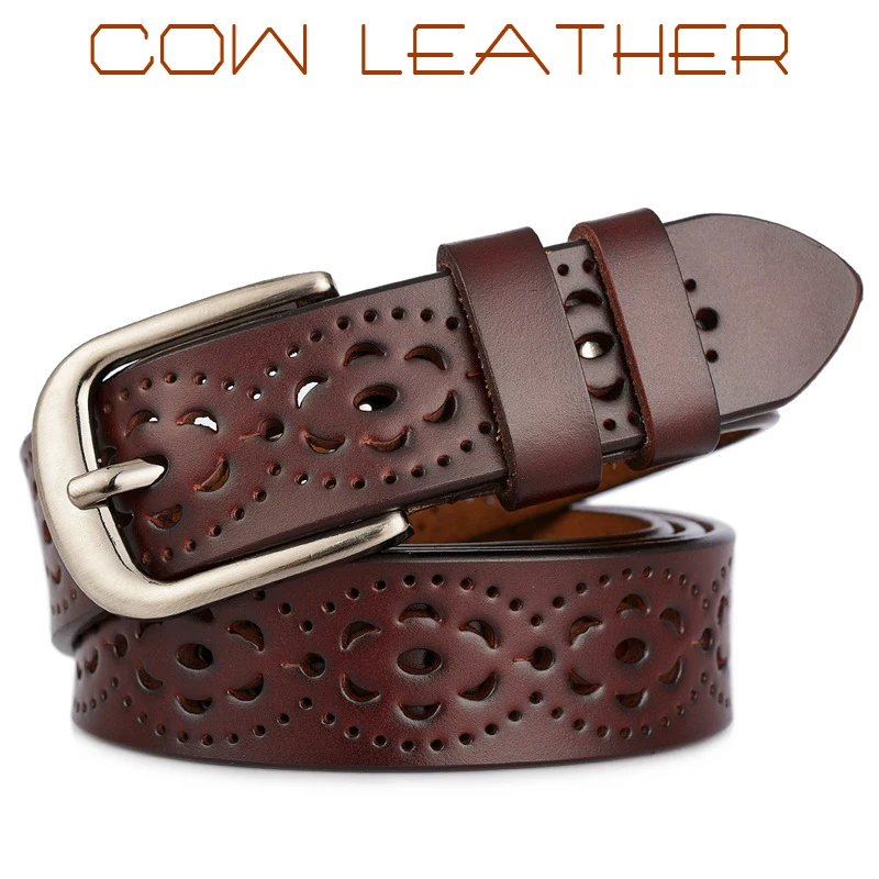 

Hot Sale Fashion Women Belt Genuine Leather Belt Woman Luxury Jeans Cowskin Belt Female Top Quality Straps Lady Ceinture Femme