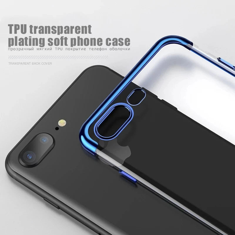 Luxury Plating Glitter case for iphone 6 6s 7 8 X XS PC back cover Apple Plus 10 Case Cover |