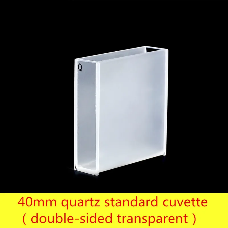 

40mm quartz standard cuvette (transparent on both sides)