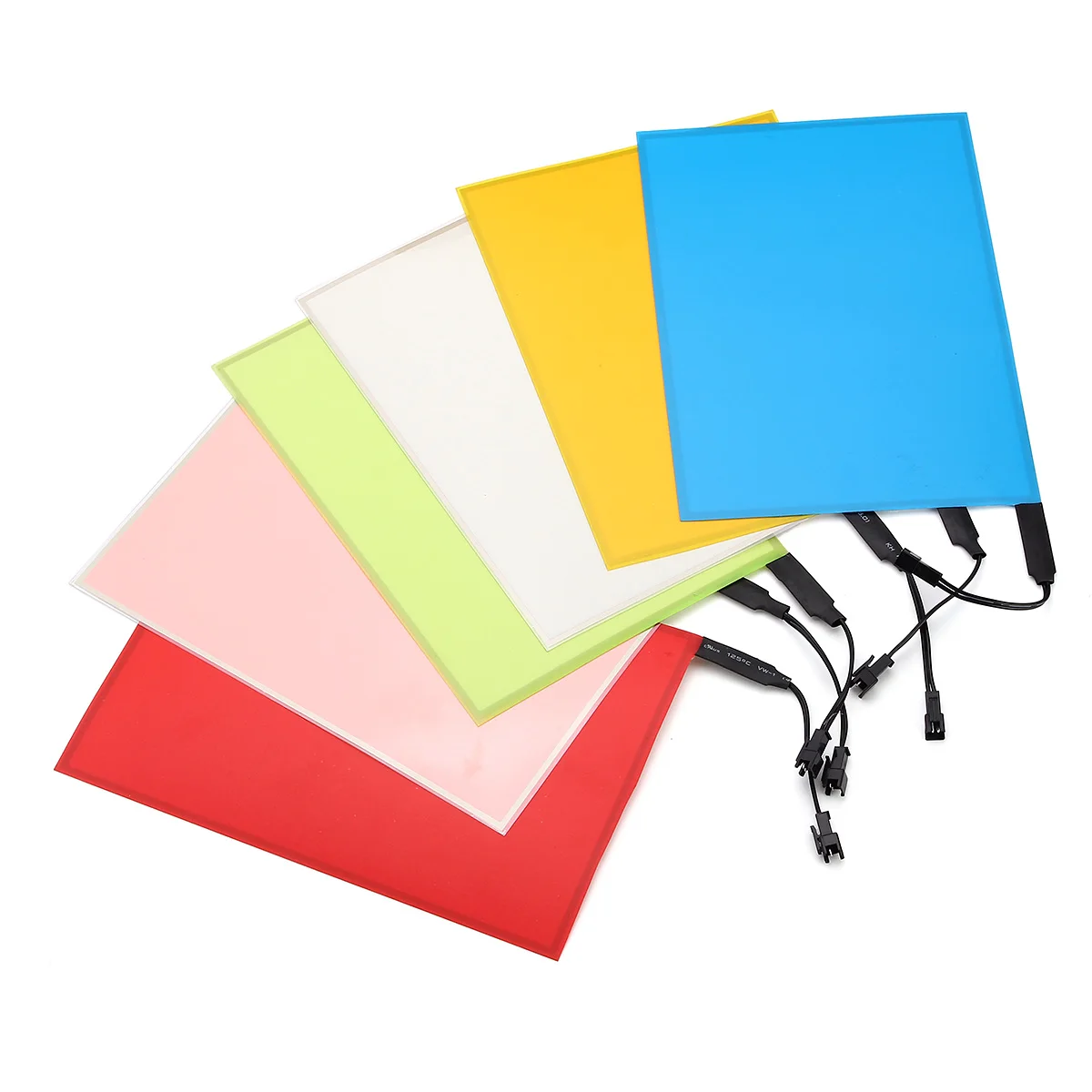 

A5 EL Panel Electroluminescent Cuttable Paper Neon Sheet Inverter Actuator 12V for Home Car Shop Store Party Toys