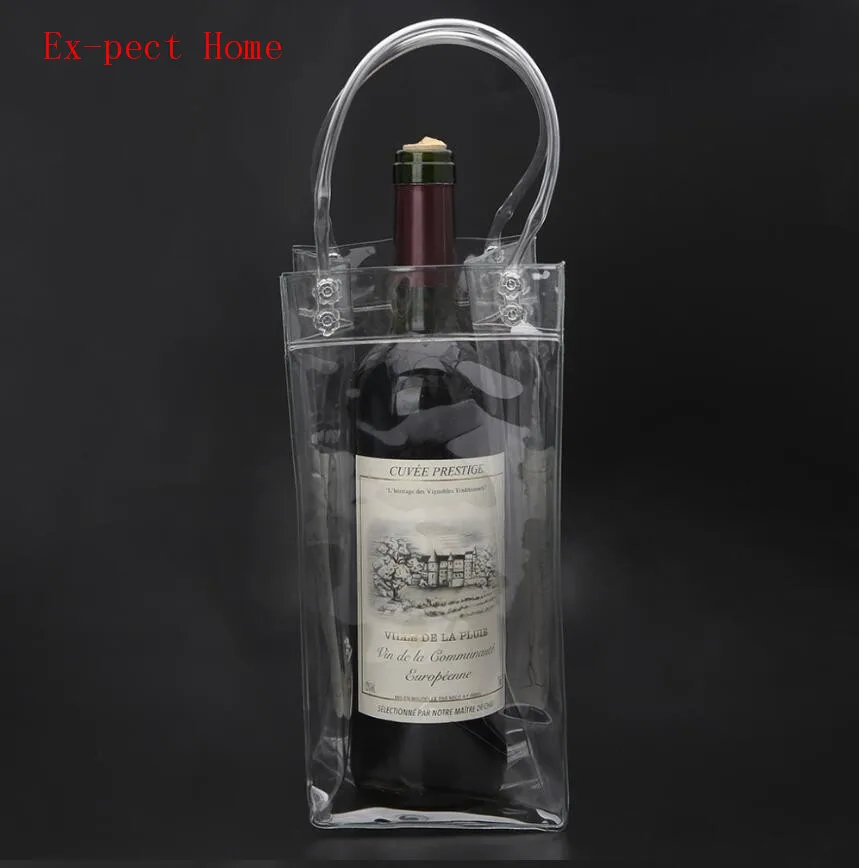 PVC 와인 맥주 샴페인 음료 냉각기 파우치, 와인 병 얼음주머니, 파티 , 200 개