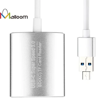 

Malloom Super Speed Aluminum alloy USB 3.0 SD Card Reader For Micro SD/Micro DHC/Micro SDXC GD#35