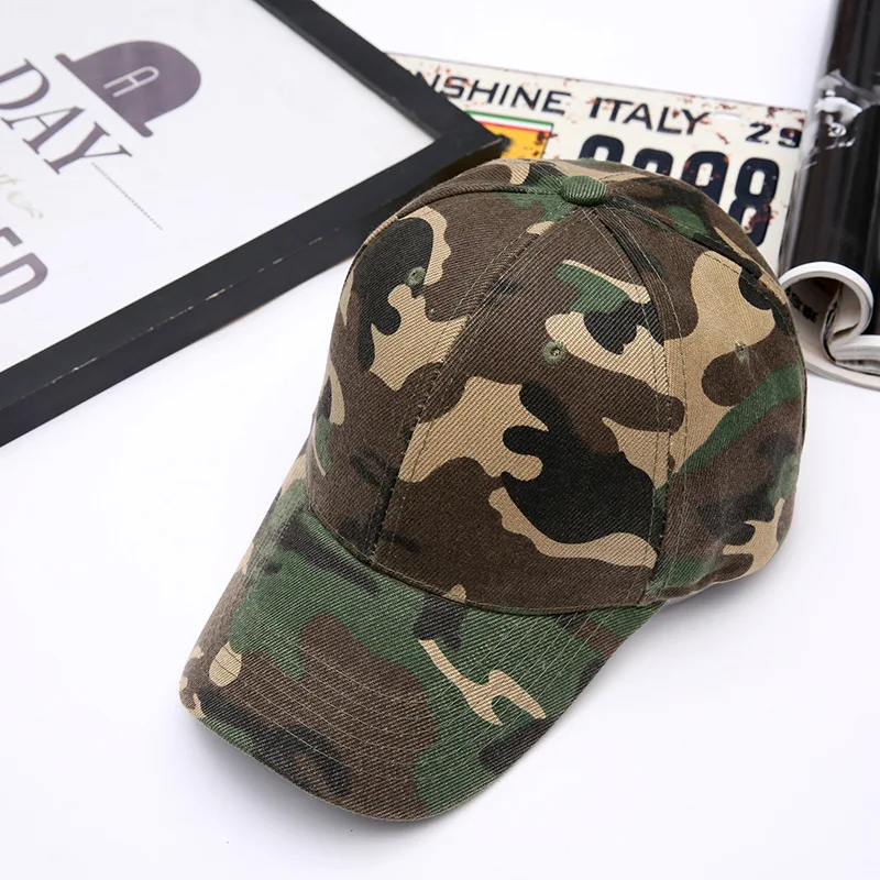 

Classic popular camouflage tide men's and women's hats outdoor military training sunscreen hat fashion sports baseball cap