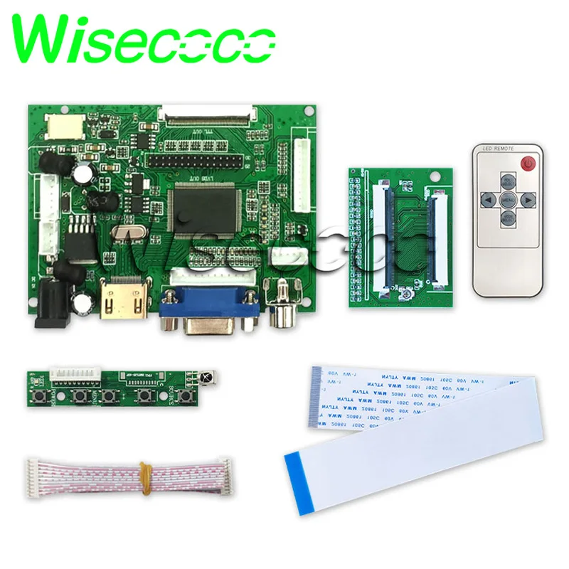 Carro Navegação Gps Display Vga 2av 50 Pin Driver Board Tela Lcd Hsd062idw1 Dvd Ttl Lvds Placa Controladora 62 - Imagem 5