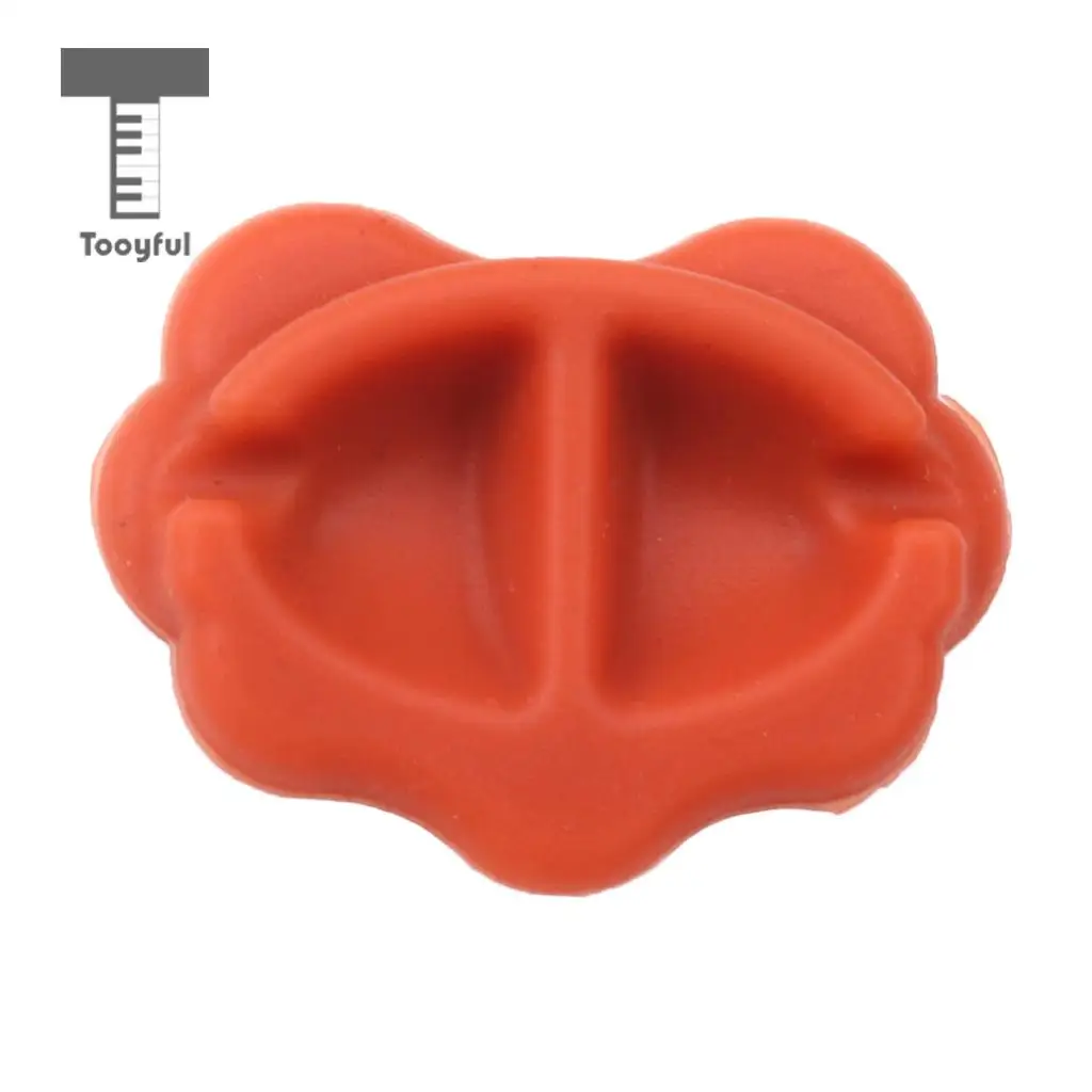 Tooyful 1 шт. резиновая Erhu звук глушитель фильтра колодки для струнного инструмента аксессуар - Цвет: Orange
