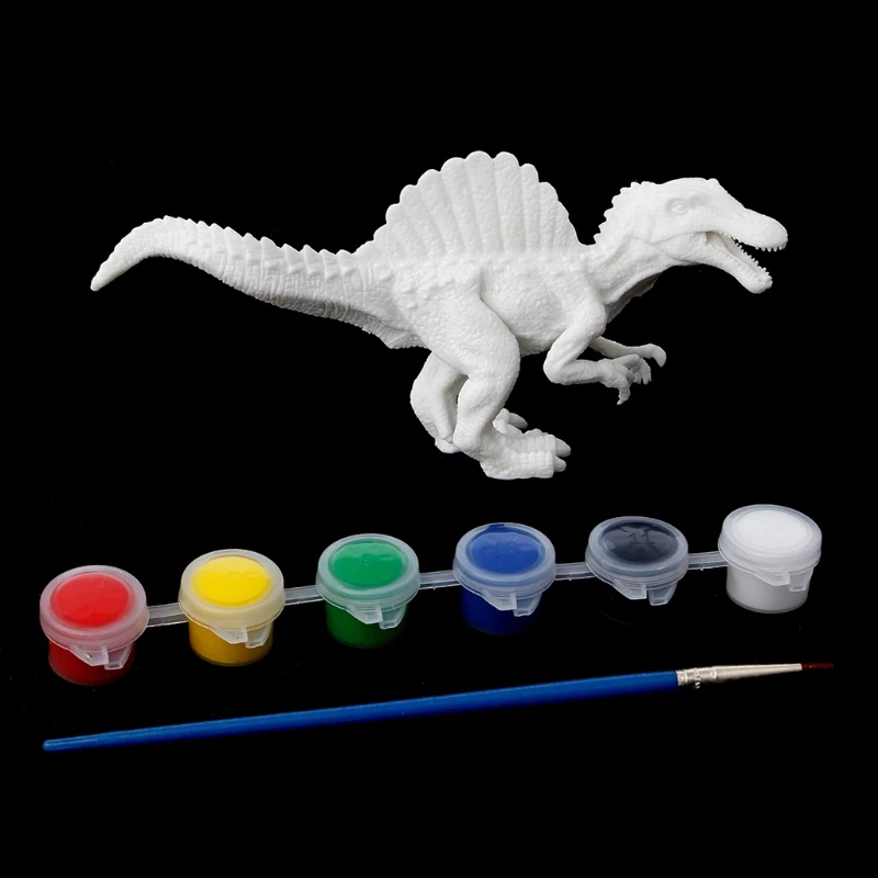 DIY раскраска Животное Динозавр Модель Рисование граффити детские игрушки|dinosaur