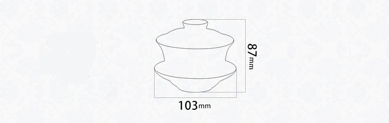 200 мл, прекрасный костяной фарфор gaiwan, Дракон Живопись китайский чайник, керамический кунг-фу gaiwan, Глиняный Чайник для Исин, чайник