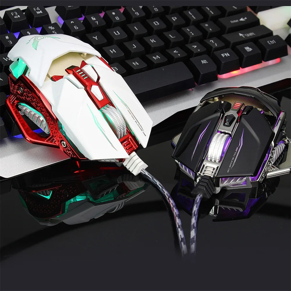 Программируемая игровая мышь RGB 10 кнопок эргономичная профессиональная