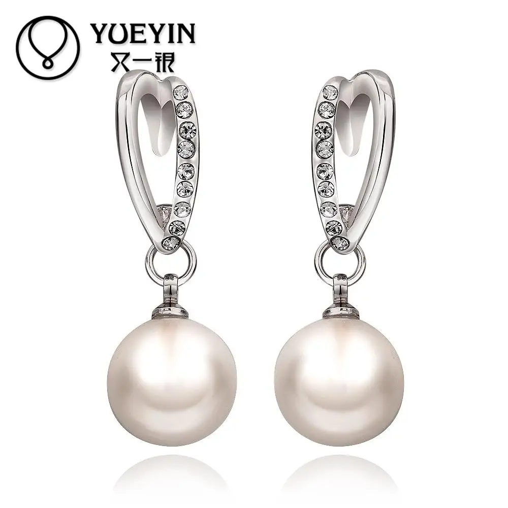 

Wholesale Gold color stud Earrings For Women engagement Wedding party Bridal Jewelry nausnice auskarai uhani