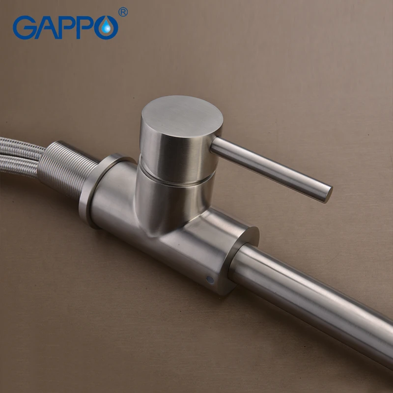  GAPPO Kitchen Faucet Single Handle 360 Degree Swivel Spout 304 stainless steel kitchen tap mixer ki - 32847947797