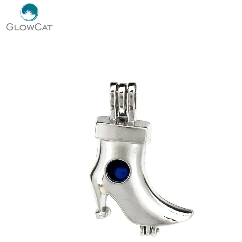 K775 5pcs/lot Ankle boot Lady Cage Locket Pendant Fairytale Party Essential Oil Diffuser | Украшения и аксессуары