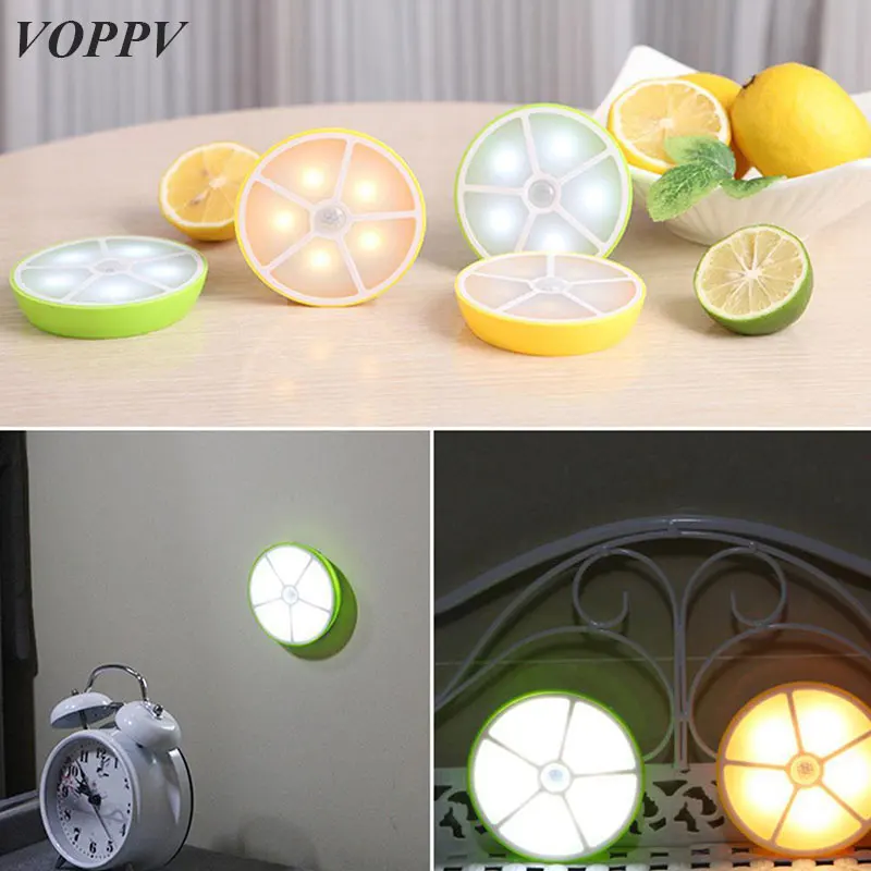 Kopen VOPPV LED Usb Oplaadbare Onder Kast PIR Sensor Licht voor Kid #039;s Slaapkamer Keuken Cocina Menselijk lichaam Inductie Lamp led Magneet