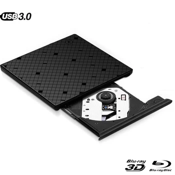 

Touch Control USB 3.0 External Optical Drive DVD Burner BD-ROM Blu-ray Player For Windows7/8/10 Laptop PC Macbook Netbook