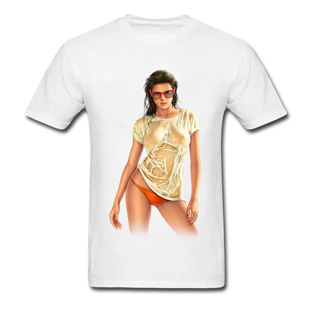 Sensual Lady 333 Tops Shirt Dominant O-Neck Casual Short Sleeve 100% Cotton Man T-Shirt Casual Sweatshirts Top Quality Sensual Lady 333 white