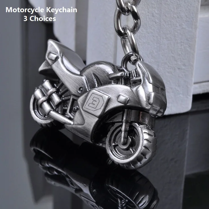 Superb Motorcyclists ! 3 Colors Cool Motorcycle Keychain Women Men