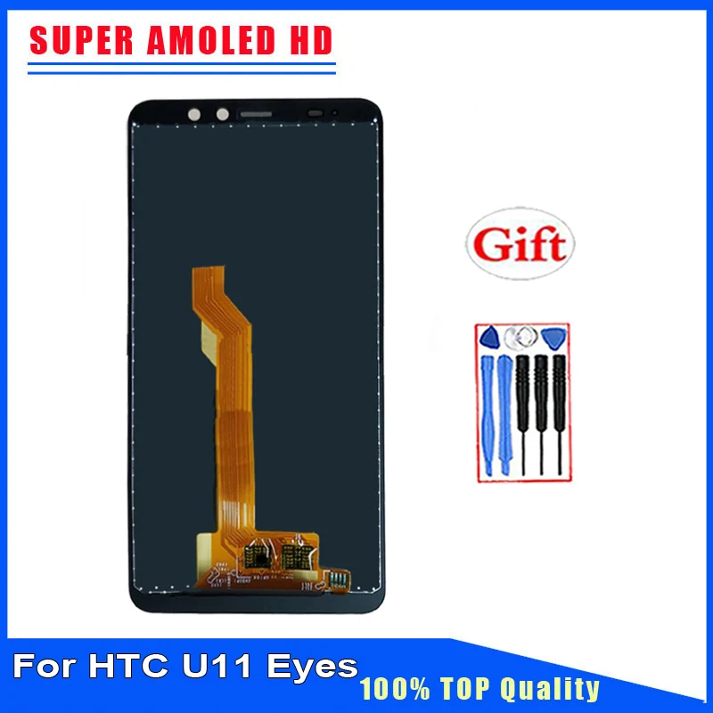 

Lcd For HTC U11 EYEs Touch screen replacement For HTC U11 EYEs lcd with digitizer Lcd For HTC U11 EYEs Touch screen replacement