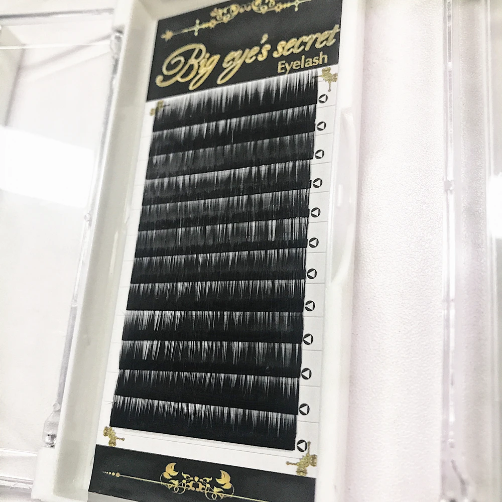 Tesoura de Maquiagem profissional preto natural falso individual Lashes Quality : Soft And Comfortable