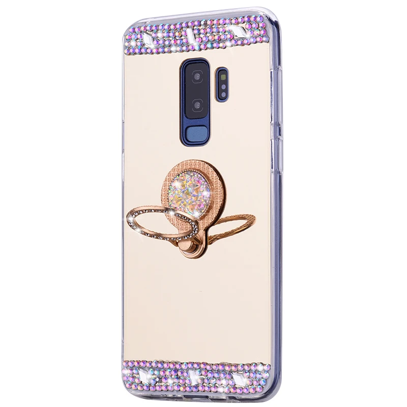 3D зеркало заднего вида чехол для телефона Samsung S10 S10E S9 S8 J4 J6 Примечание 10 плюс J2 2018 A7