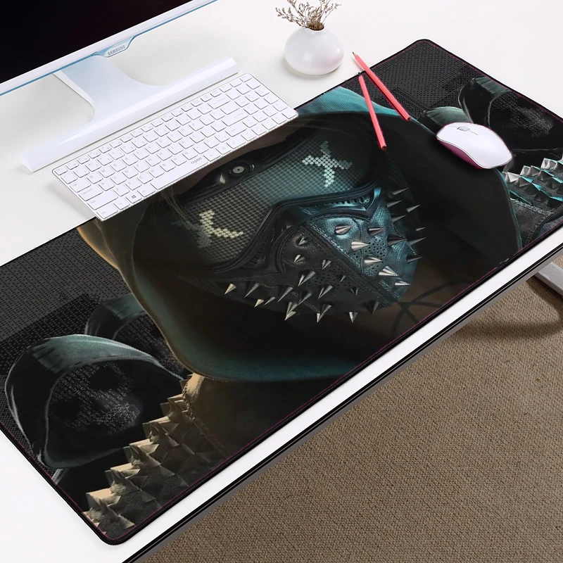 

Congsipad Hot Game Gaming Mousepad Watch_Dogs 2 Video Games 400x900 Big Size Table Mouse Mat Pad Pc Computer Game Mice Mat