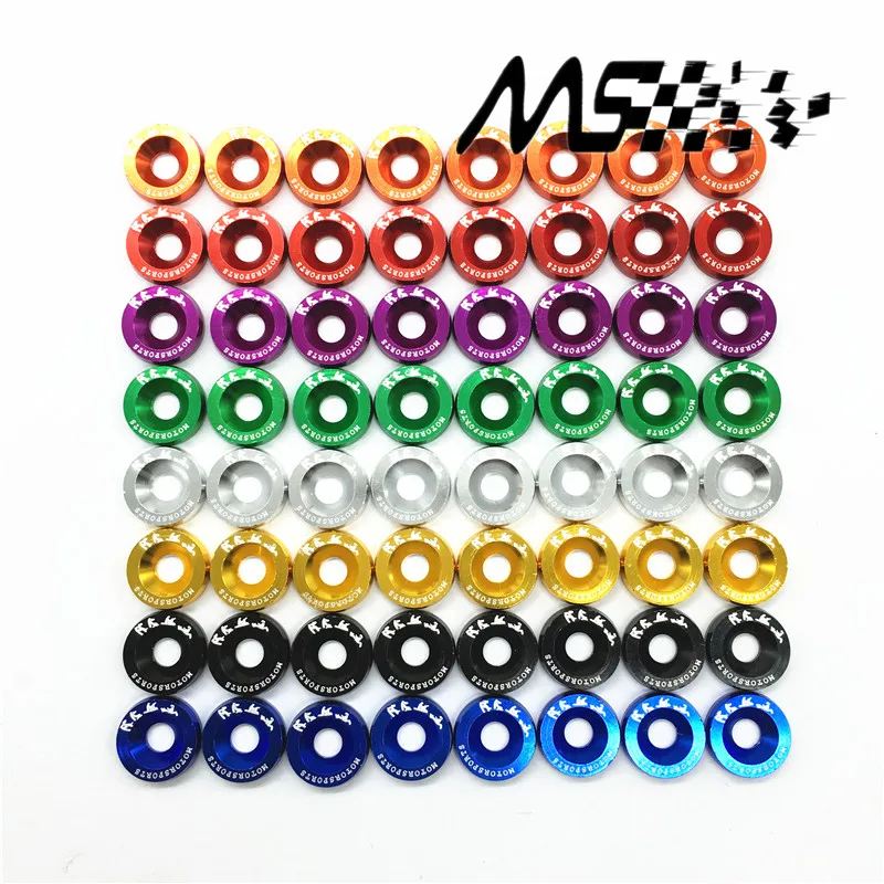 

Fender Washers 1set=8pcs washers and bolt (red/blue/gold/silver/purple/orange/black/green)