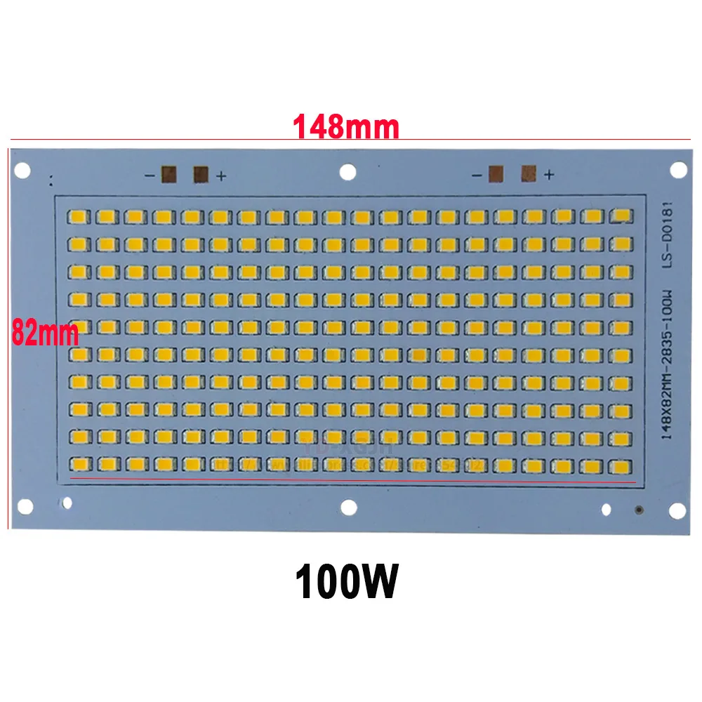 Полностью мощный светодиодный прожектор PCB 20 Вт 30 Вт 50 Вт 100 Вт 150 Вт SMD 2835 для светодиодный светильник светодиодный PCB доска алюминиевая пластина светодиодный прожектор