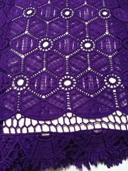 

2019 Best Selling Swiss voile laces African Fabric Nigerian French Fabric High Quality Nigeria Tulle cord Lace Fabric CD3240