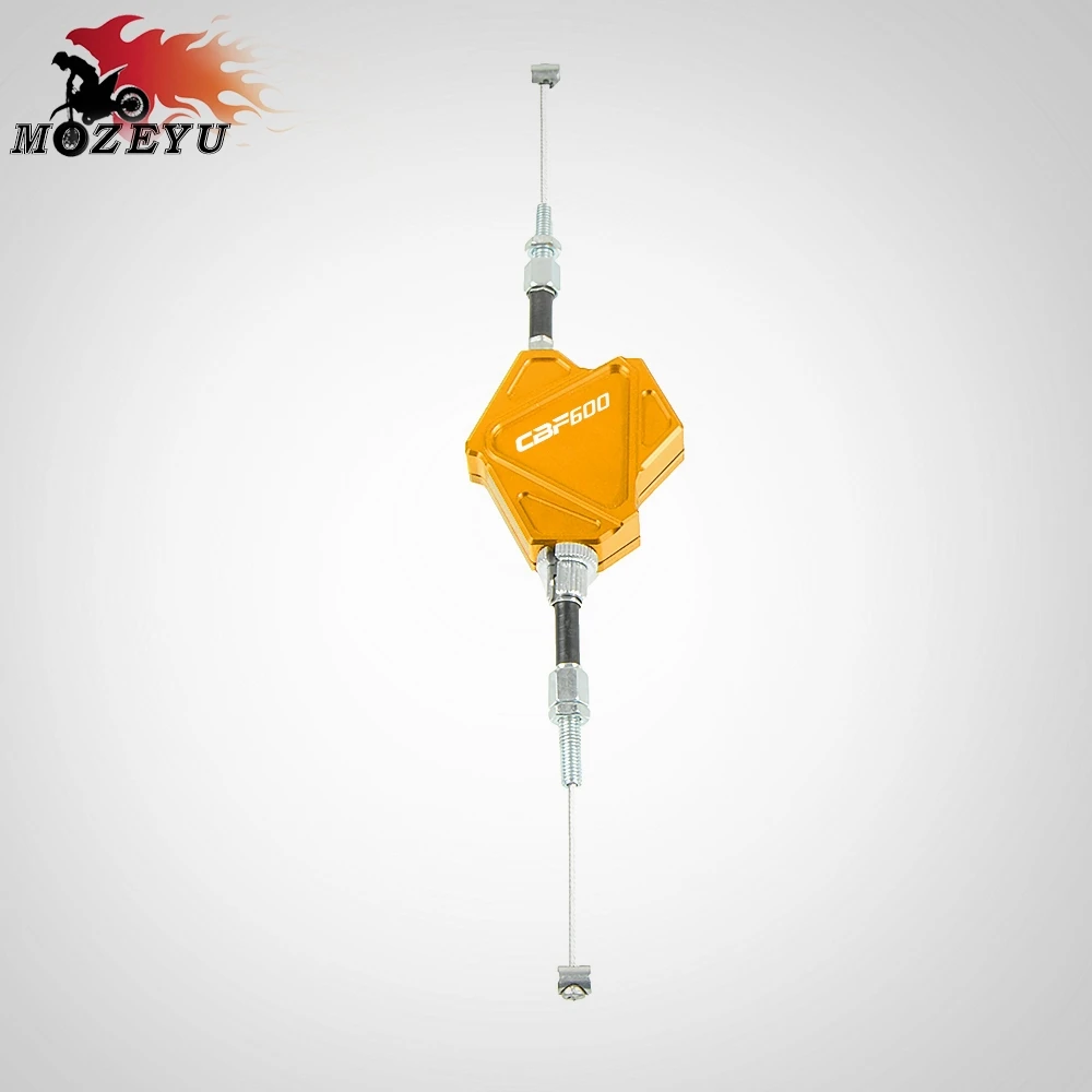 Для CBF 600 CBF600 2006-2007 Мотоцикл с ЧПУ Алюминиевый трюк рычаг сцепления простая кабельная система Мото Аксессуары - Цвет: Gold