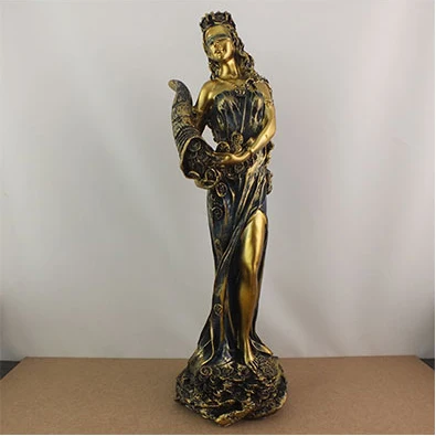 Статуэтка богини Фортуны|goddess sculpture|goddess beautygoddess statue |