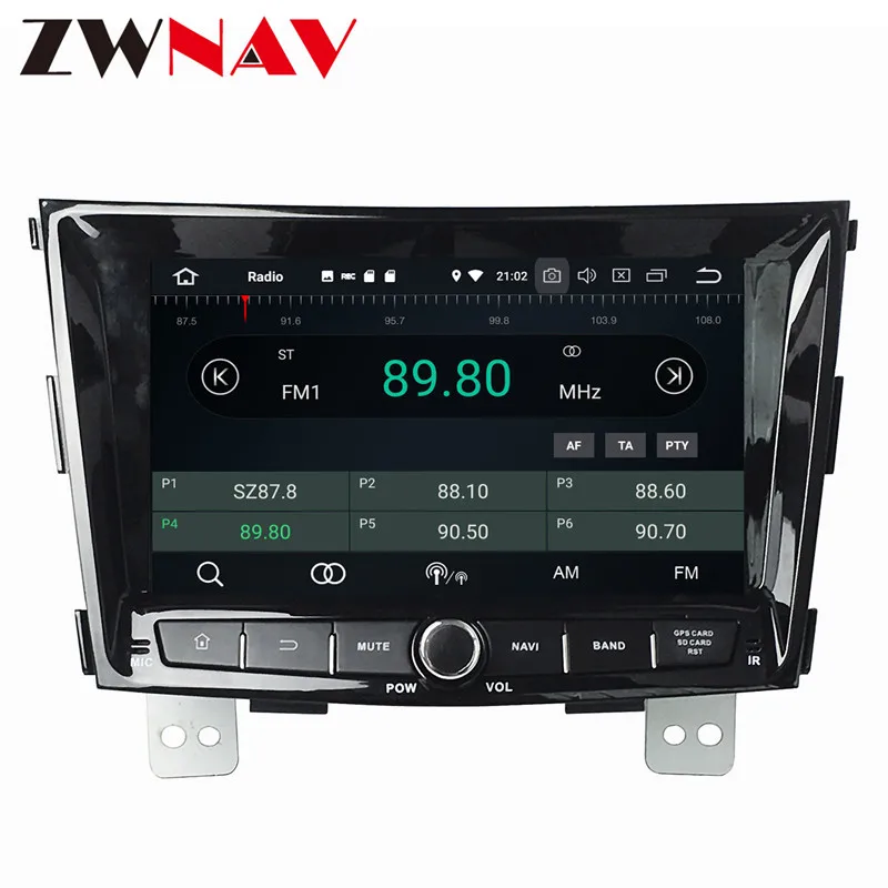 Discount IPS Screen 4+32G Android 8.0 Car multimedia Player head unit For Ssangyong Tivolan 2014 With GPS Navigation Radio auto stereo 14