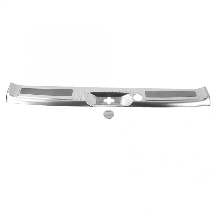 

2pcs Car Rear Inner Bumper Trunk Guard Cover for Nissan NV200 2018 Car-styling Chromium Styling Car Cover car accessories