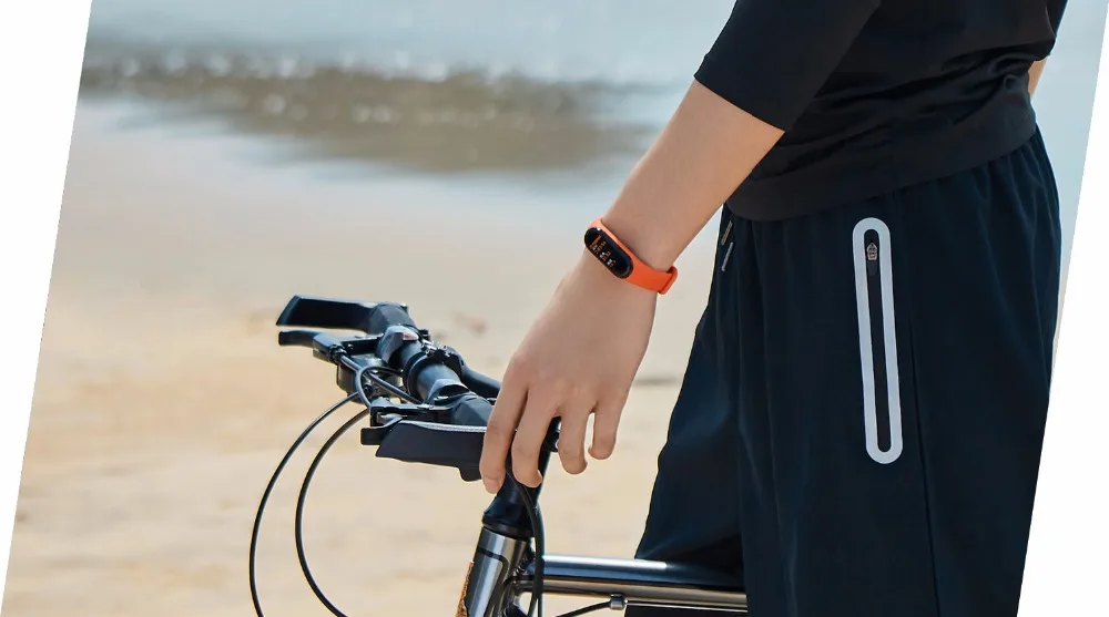 Xiaomi Mi браслет 4 браслет умный фитнес-трекер для измерения сердечного ритма монитор Bluetooth Шагомер водонепроницаемый