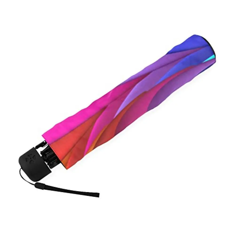 Skup Psychedelic Rainbow Spiral parasol na zamówienie wodoodporny deszcz 100% tkanina Aluminium wysokiej jakości składany parasol